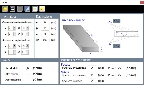 Gradino a sbalzo gradino