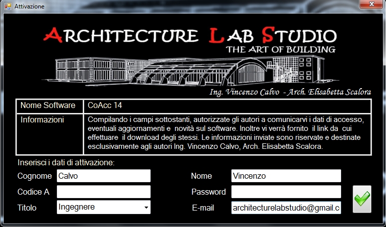 Schermata di avvio installazione