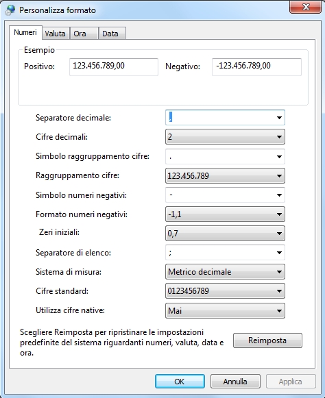 schermata 4 personalizza formato