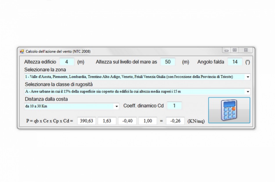 vento Schermata principale